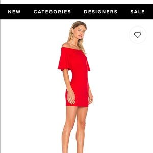 Susana Monaco Red Dress Size S